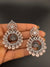 Premium Victorian Nano Setting Cubic Zirconia in a unique designer Inspired Drop Dangle earrings
