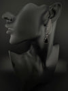 Premium Victorian Cubic Zirconia in Nano Setting long earrings, with stones
