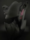 Premium Victorian Cubic Zirconia in Nano Setting long earrings, with stones