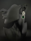 Premium Cubic Zirconia and Crystal stones in silver color earrings