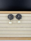 Premium Bow Cubic Zirconia and Swarovski Crystal stone in gold color Studs earrings
