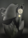 Premium Bow Cubic Zirconia and Swarovski Crystal stone in gold color Studs earrings