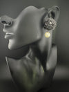 Premium Bow Cubic Zirconia and Swarovski Crystal stone in gold color Studs earrings