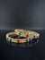 Gold Polki and Cubic Zirconia bangle is Designer inspired bangles set of 2