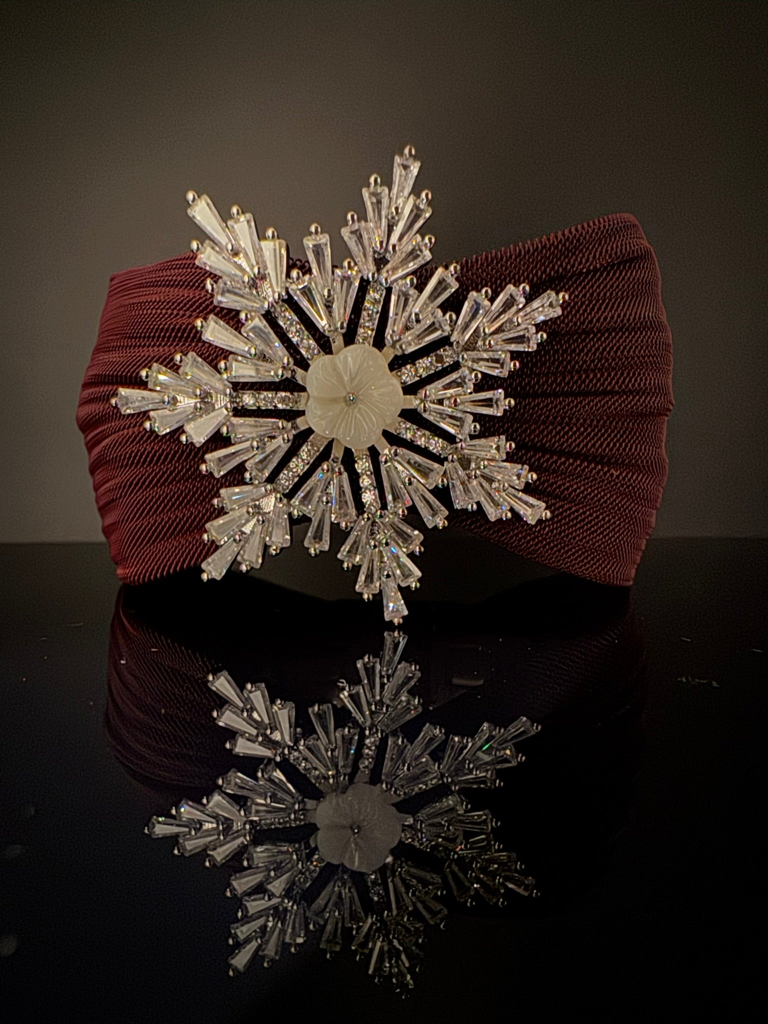 Openable Metal Mesh, Stone and Cubic Zirconia Bracelet Designer inspired Bracelet bangle