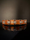 Openable Stone and Cubic Zirconia Bracelet Designer inspired Bracelet bangle Fits upto 2.6" wrist size