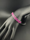 Openable Stone and Cubic Zirconia Bracelet Designer inspired Bracelet bangle Fits upto 2.6" wrist size