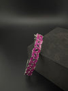 Openable Stone and Cubic Zirconia Bracelet Designer inspired Bracelet bangle Fits upto 2.6" wrist size