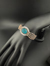 Victorian/Rose Gold Openable Designer bracelet with crystal stones, Cubic Zirconia in unique Nano setting