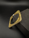 High Quality Square Gold Polish, Cubic Zirconia Openable Bracelet Designer bracelet