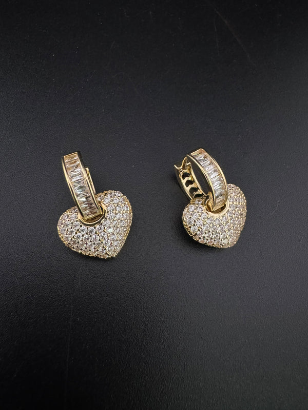 Anti-Tarnish Water resistant Gold Hoop earrings in drop design/Everyday earrings/Light weight everyday jewelry/office wear/daily wear hoops