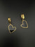 Anti-Tarnish Water resistant Gold Hoop earrings in drop design/Everyday earrings/Light weight everyday jewelry/office wear/daily wear hoops