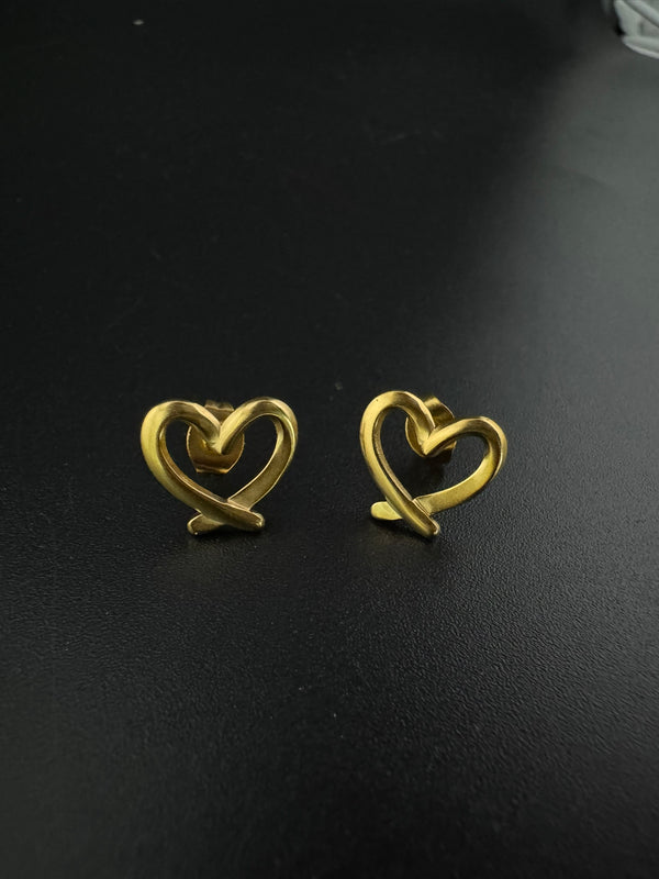 Anti-Tarnish Water resistant Gold Hoop earrings in drop design/Everyday earrings/Light weight everyday jewelry/office wear/daily kids jewelry