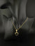Anti-Tarnish Water resistant Gold and Enamel necklace/Alphabet letter necklace/Everyday jewelry/Light weight everyday jewelry/office wear