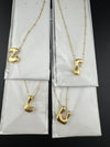 Anti-Tarnish Water resistant 18K Gold color plated necklace/Alphabet Capital letter necklace/Everyday jewelry/Light weight everyday jewelry