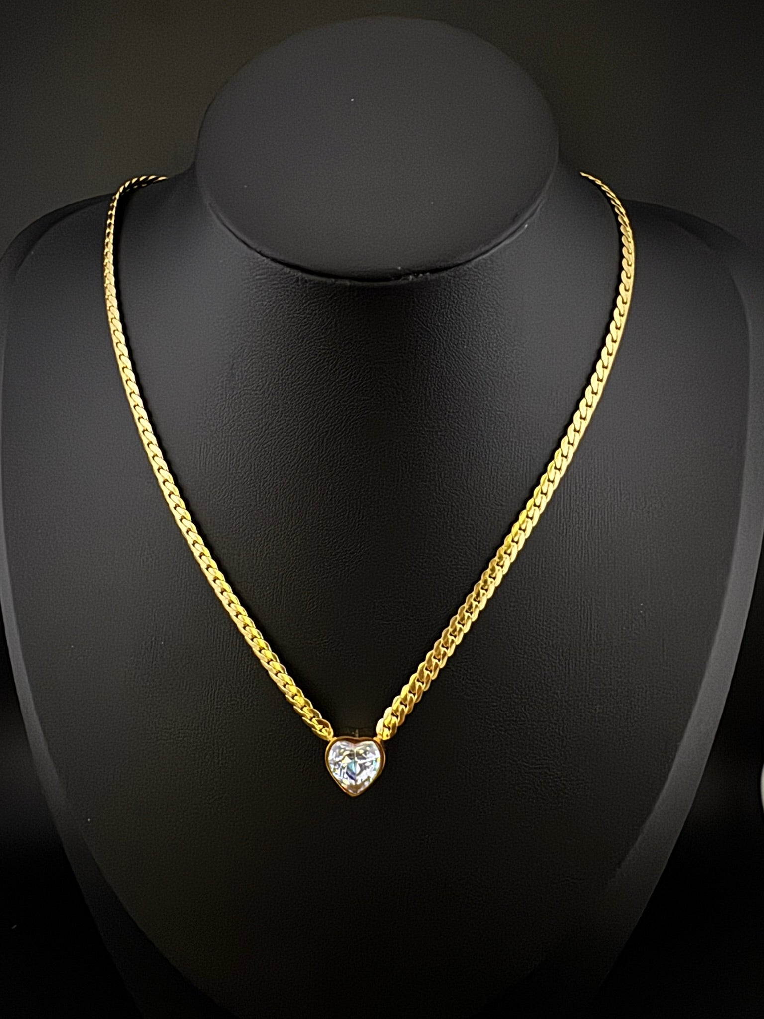 Anti-Tarnish Water resistant 18K Gold color plated necklace/Simple Office wear necklace/Everyday jewelry/Light weight everyday jewelry