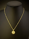 Anti-Tarnish Water resistant 18K Gold color plated necklace/Kids jewelry/Simple Office wear necklace/Everyday jewelry/Light weight jewelry