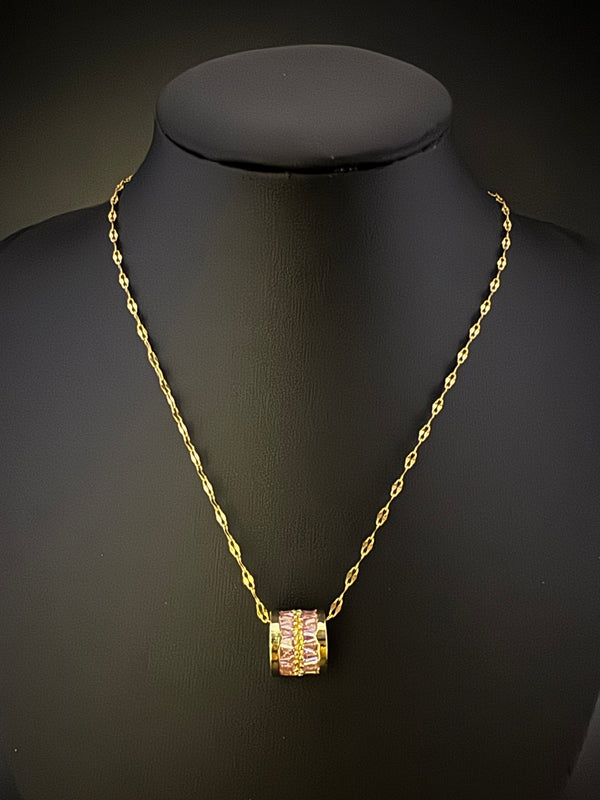 Anti-Tarnish Water resistant 18K Gold color plated necklace/Kids jewelry/Simple Office wear necklace/Everyday jewelry/Light weight jewelry