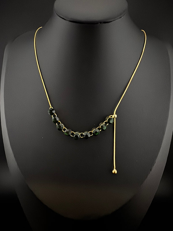 Anti-Tarnish Water resistant 18K Gold color plated necklace /everyday jewelry/Simple Office wear necklace/gold jewelry/Light weight jewelry