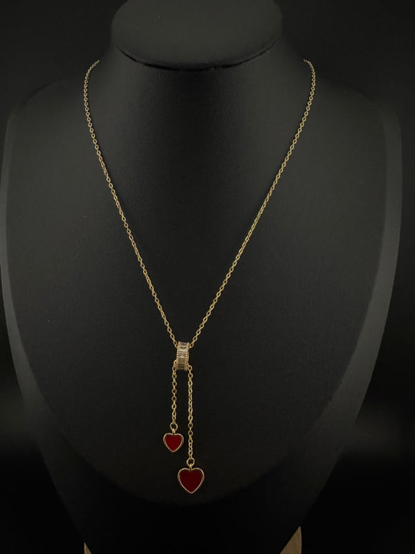 Anti-Tarnish Water resistant 18K Gold color plated necklace/everyday jewelry/Simple Office wear necklace/gold jewelry/Light weight jewelry