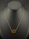 Anti-Tarnish Water resistant 18K Gold color plated Brand Inspired necklace