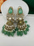 Premium Quality Kundan, Doublet stones and pearls in Matt Gold is Amrapali inspired designer Long Jhumka earrings/Indian earring/Bridal