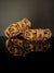 Openable Matt Gold, Enamel, Kundan kada is Amrapali inspired Designer bangles set/Indian Kada/Temple jewelry/Rajwadi Bangle/Size 2.4" & 2.6"