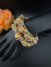 Openable Jadau Pacheli kada with pearls, kundan is Amrapali inspired Designer bangles set/Indian Kada/Temple jewelry/Rajwadi Bangle/Size 2.4" & 2.8"