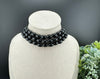 Beads choker Necklace without earrings with Dori/Indian jewelry/youth kids jewelry/Bridesmaids gift/Indo Western/Pearl Choker/Indian Choker