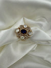 Premium Quality Statement Ring with Kundan, Natural stone, CZ/Adjustable Finger Ring/Indian Jewelry/Bollywood Jewelry/Indian Wedding jewelry