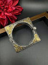 Openable Oxidized German Silver Designer Single bangle/Unique Bangle/Indian Jewelry/Statement Bangle/Oxidized Bangle/One bangle only
