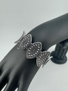 Openable Oxidized German Silver Designer One bangle only