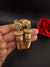Amrapali inspired Designer Openable bangles in Matt Gold set of 2