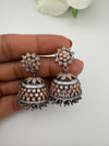 Premium Victorian Polish andRose Gold color Jhumka with Cubic Zirconia in unique setting