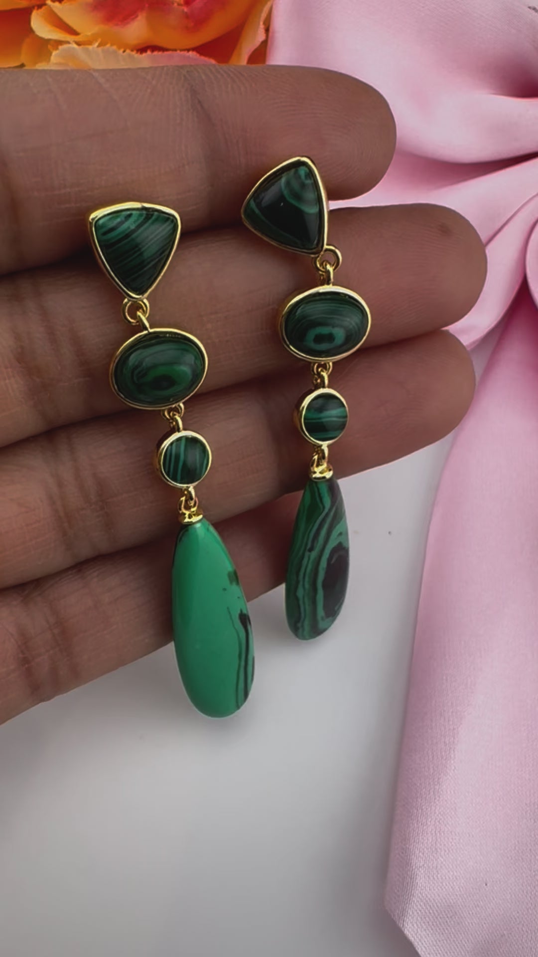 Premium 925 silver polish All Natural stone, pearl, CZ, Drop earring designer inspired Drop Dangle earrings/Unique earrings/Indian Jewelry