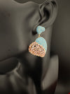 Premium Nano Setting Multicolor Cubic Zirconia, Crystal stones in Unique setting is designer Inspired Statement Heart shaped earrings