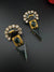 Kundan, stone, cuboz Zirconia Sabyasachi inspired Chandbali Chandelier long earring, designer jewelry