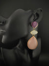 Premium High Quality long drop earrings, lightweight Brass and Acrylic material Earrings for party wear/Bridesmaid gift