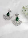 Designers inspired Stones, Crystal, cubic zirconia, diamonddangle earrings, Indian Jewelry