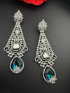 Premium Long Earrings with Swarovski Crystals and Nano Setting Cubic Zirconia Chandelier Earrings