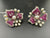 Pearls, Cubic Zirconia, Diamond nano setting flower stud earrings, Indian Jewelry