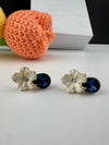 Premium Crystal and Enamel everyday earring is a Swarovski inspired designer Piece/Indian jewelry/Anti-tarnish Jewelry/Kids earrings
