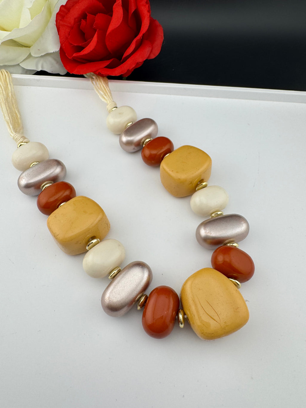 Premium Quality Wooden NECKLACE ONLY is a Designer inspired/Indian jewelry very Sleek everyday wear and handmade