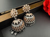 Premium Victorian Polish andRose Gold color Jhumka with Cubic Zirconia in unique setting