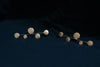 Matt Gold Long earrings in unique drop design