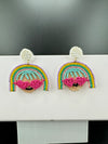 Cool Girl Boss unique Quirky Beaded earrings, Unique Earrings