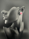 Swarovski inspired Crystal, cubic zirconia, diamond small studs earrings, Indian Jewelry