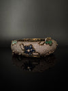 Openable Matt Gold Plated Bangle with Crystal Stones, CZ Nano Setting (Fits 2.6" Diameter)
