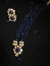 Kundan, CZ, MOP, Pearls, Hydro Beads Long necklace set, Rani haar, everyday wear jewelry