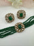 Moissanite Kundan, Hydro beads, CZ, Stones Choker necklace set, Indian Bridal Jewelry, chic set